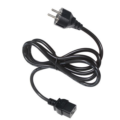 Кабель питания ЕС C19 PDU IEC Socket Strip с отрезанными проводами и стандартным розеткой 240V 30A CEE