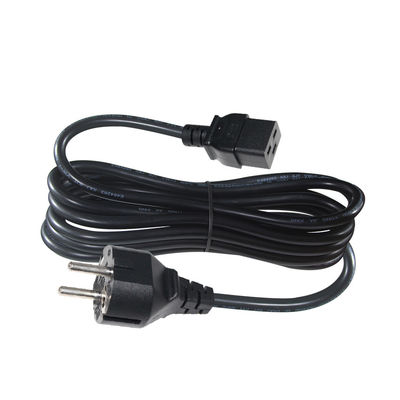 Кабель питания ЕС C19 PDU IEC Socket Strip с отрезанными проводами и стандартным розеткой 240V 30A CEE
