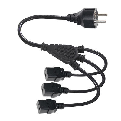Расширение Schuko Plug To 3X C19 Female Socket 16A Eu Power Cord с утвержденным