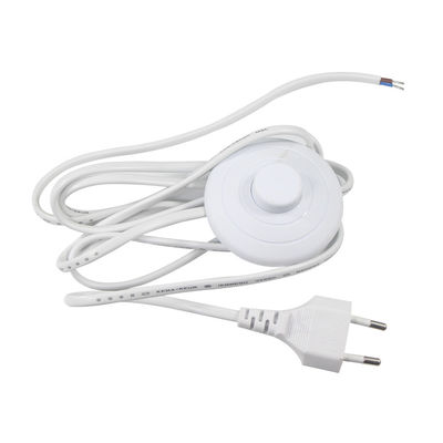 Соляная лампочка Стойка AC кабель Электрический Euro Foot Floor Switch Vde Одобрение Снятое Eu Power Cord
