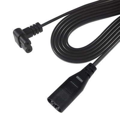 C8 Мужчина на C7 Женщина 0,8 м силовой шнур 18AWG PVC ROHS сертифицированный