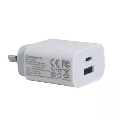 SAA USB-C адаптер 1A+1C порт QC2.0 быстрая зарядка PD зарядка 20W