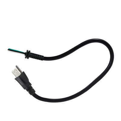 Открытый проводный разъем Северная Америка Канада Кабель питания 3Pin Nema 5 15P расширительный кабель