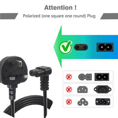 Великобритания Подключается к IEC C7 Power Cord 250V 10A PVC Jacket