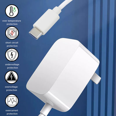 36 Вт Type C End Северная Америка 12 В USB-C зарядное устройство для быстрой зарядки 1,2 М длина и вход AC 100-240 В