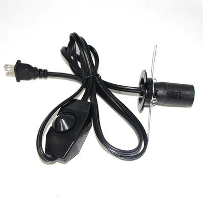 Заменяющая лампа с встроенным переключателем Dimmer Us 2 Prong Ac Usa Power Cord