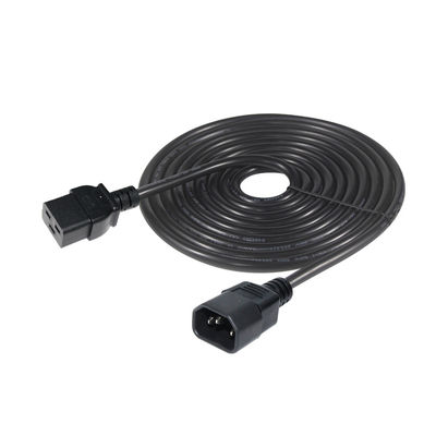 PDU UPS расширение IEC C14 Мужчина к IEC C19 Женщина питания кабеля 16A