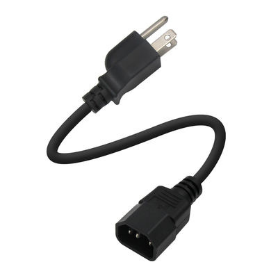 Нема 515P до C14 расширительные кабели Ac 3 Pin Prong Sjt Svt 16Awg Pvc USB кабель питания