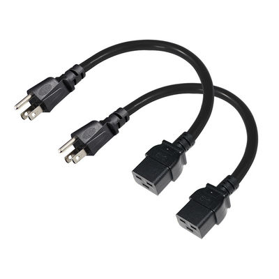 Мужчина-женщина NEMA 5-15P к IEC C19 AC расширительный кабель 320 соединитель для американской бытовой техники
