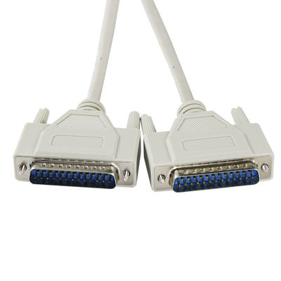 20-28AWG DB25 Серийный адаптер для передачи данных от женщины к женщине 2-летняя гарантия Белый