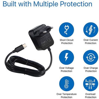USB C 12V 3A EU адаптер питанияПереключатель трансформатор универсальный 3A адаптер питания 12V настенное зарядное устройство EU 2Pin