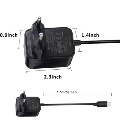 USB C 12V 3A EU адаптер питанияПереключатель трансформатор универсальный 3A адаптер питания 12V настенное зарядное устройство EU 2Pin