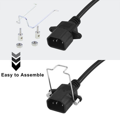 16Awg Nema 515R к IEC320 IEC C14 Америка Включатель ПВК США Стандартный электропровод