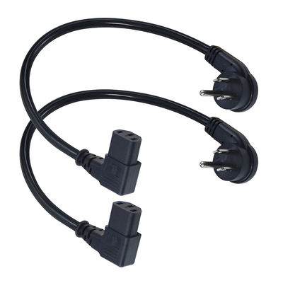 NEMA 5-15P 3Pin Plug IEC Power Cord с C13 прямоугольным котлом