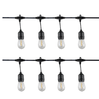 25FT 50FT 100FT G40 Globe LED Стренговые огни Патио лампы кабельный шнур для наружной свадебной вечеринки