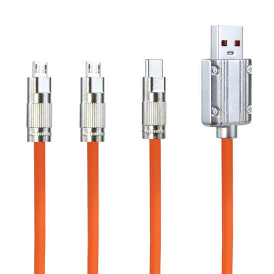 Сертифицированный CE 3-в-1 USB кабель зарядки с быстрой зарядкой 15 Вт