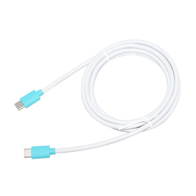 Металлические головки 100 Вт PD Прочный USB C кабель быстрой зарядки с покрытием TPE для MacBook CE сертифицированный