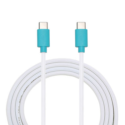 Металлические головки 100 Вт PD Прочный USB C кабель быстрой зарядки с покрытием TPE для MacBook CE сертифицированный