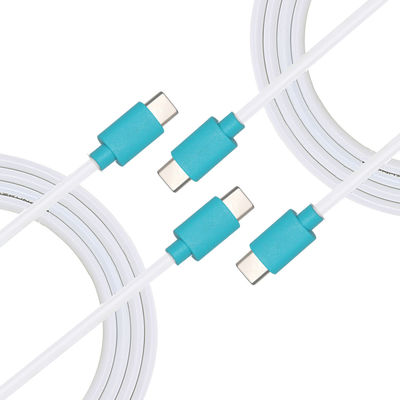 Металлические головки 100 Вт PD Прочный USB C кабель быстрой зарядки с покрытием TPE для MacBook CE сертифицированный