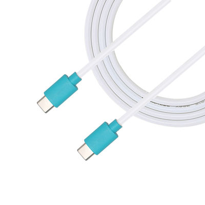 Металлические головки 100 Вт PD Прочный USB C кабель быстрой зарядки с покрытием TPE для MacBook CE сертифицированный