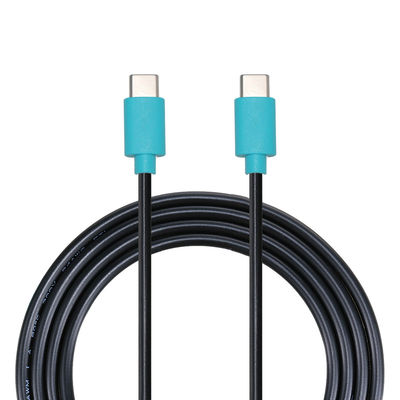 Металлические головки 100 Вт PD Прочный USB C кабель быстрой зарядки с покрытием TPE для MacBook CE сертифицированный