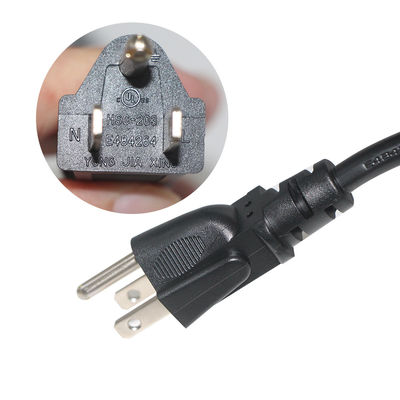 Универсальный NEMA 5-15P до IEC C13 Кабель питания 10A 250V UL Сертифицирован для компьютеров/серверов/медицинского оборудования