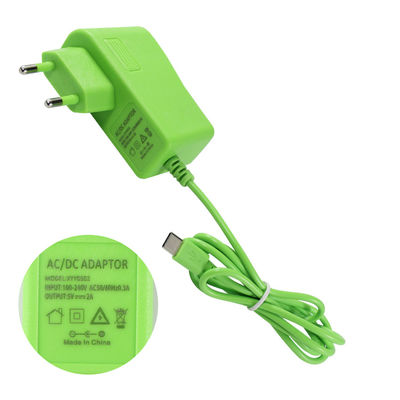 Зеленый цвет Бразилия Сила быстрая зарядка USB C адаптер 5В 2А Для универсального адаптера