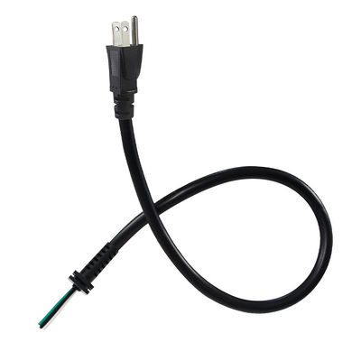 Шнур питания NEMA 5-15P - SR с 3 контактами, 18-14AWG, черный