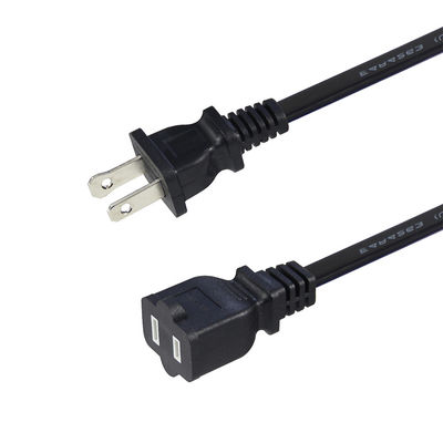 Маленький 15A 125V заменяющий кабель питания NEMA 1-15P до 1-15R расширительный кабель для небольшой электроники / портативных устройств
