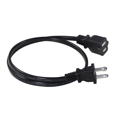 Маленький 15A 125V заменяющий кабель питания NEMA 1-15P до 1-15R расширительный кабель для небольшой электроники / портативных устройств