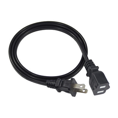 Маленький 15A 125V заменяющий кабель питания NEMA 1-15P до 1-15R расширительный кабель для небольшой электроники / портативных устройств