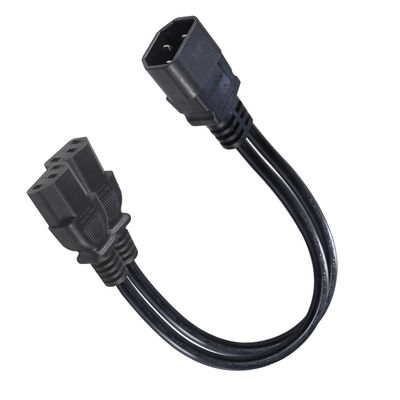 16AWG Heavy Duty C14 to 2xC13 Power Cord for Server/Industrial Equipment 300V 10A ROHS Certified 3 Prong Plug (Страничный провод для серверов/промышленного оборудования)