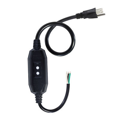 Электрический кабель промышленного класса 18AWG NEMA 5-15P с защитой RCD и голыми концами проводов для машин / бытовых приборов