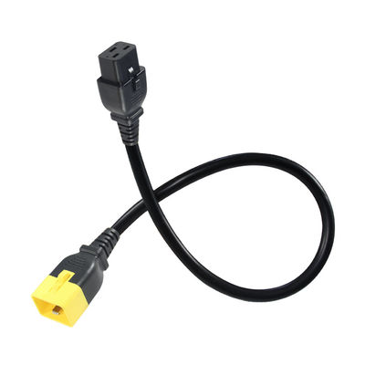 Блокирующий удлинитель питания C19 на C20, 16A 250В, 14AWG