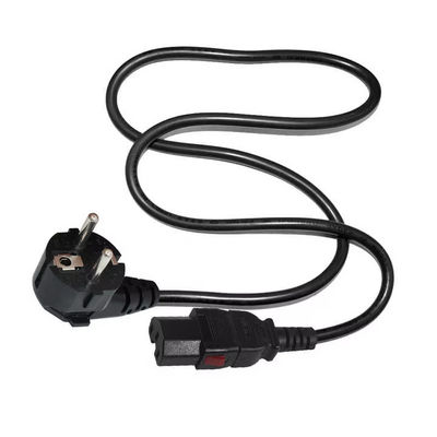 Сертифицированный EU 2Pin до C15 Кабель питания 10A 250V с VDE/CE Безопасность для бытовой техники и стойки серверов (1.2M Heavy Duty)