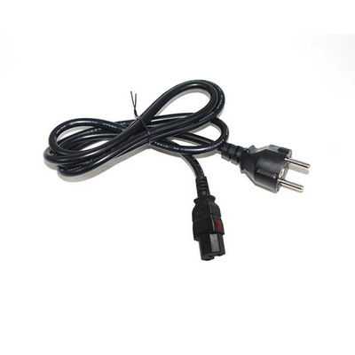 Сертифицированный EU 2Pin до C15 Кабель питания 10A 250V с VDE/CE Безопасность для бытовой техники и стойки серверов (1.2M Heavy Duty)