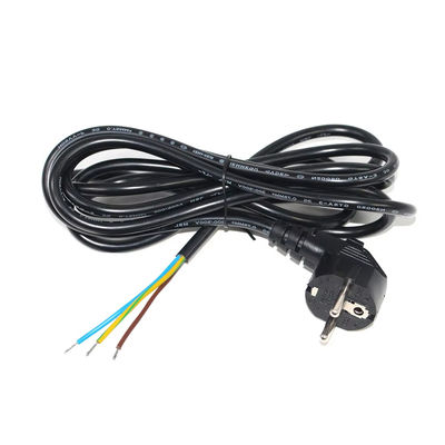 Европейский штепсель Schuko Open End Power Cord 10A 250V Голая медная проволока для промышленного/домашнего использования Соответствует требованиям CE RoHS