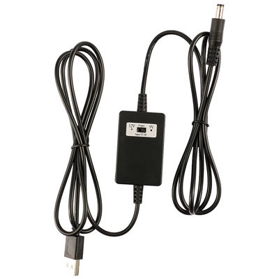 USB A Male to DC5.5*2.1mm Кабель 5V до 9V/12V для устройств питания с защитой от перегрузки