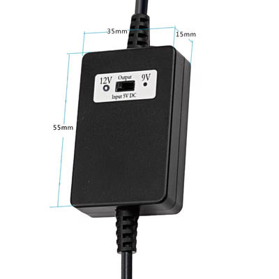 USB A Male to DC5.5*2.1mm Кабель 5V до 9V/12V для устройств питания с защитой от перегрузки