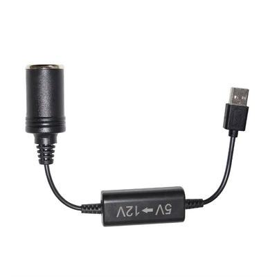 5V до 12V USB автомобильный адаптер кабель Step Up Converter кабель с розеткой для сигаретного зажигателя, для телефона GPS Dash Cam, 24W безопасное заряжение