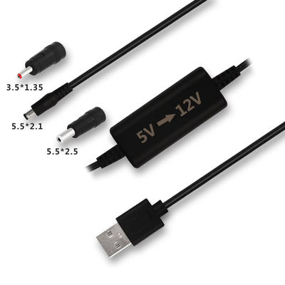 Кабель преобразователя напряжения USB на DC 5V 12V с защитой от перегрузки - для солнечной панели / портативного устройства, водонепроницаемый адаптер питания 36 Вт