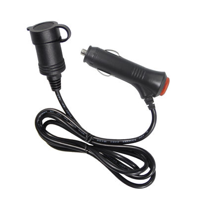 12V / 24V Автомобильный сигаретный зажигалка к розетке расширительный шнур с двойными портами USB для RV грузовиков зарядных устройств 10A 3Meter CE сертифицирован