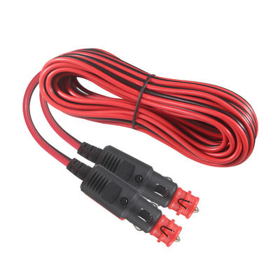 Двойной мужской 12V / 24V Сигаретный поджигатель расширения шнур тяжелой загрузки для автомобиля, RV, наружного использования - 3FT / 5FT водонепроницаемый универсальный