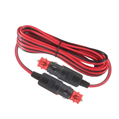 Двойной мужской 12V / 24V Сигаретный поджигатель расширения шнур тяжелой загрузки для автомобиля, RV, наружного использования - 3FT / 5FT водонепроницаемый универсальный
