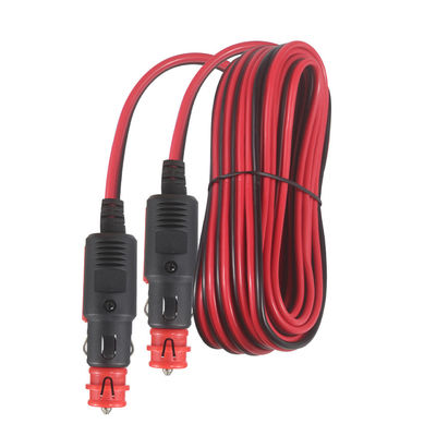 Двойной мужской 12V / 24V Сигаретный поджигатель расширения шнур тяжелой загрузки для автомобиля, RV, наружного использования - 3FT / 5FT водонепроницаемый универсальный