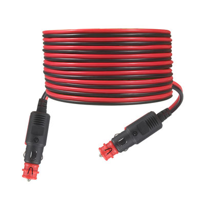 Двойной мужской 12V / 24V Сигаретный поджигатель расширения шнур тяжелой загрузки для автомобиля, RV, наружного использования - 3FT / 5FT водонепроницаемый универсальный