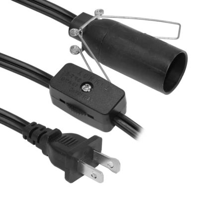 Адаптер NEMA 1-15P к лампе E14 с выключателем 250 В 10 А