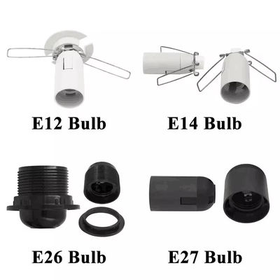 Прочный кабель EU Plug E27 Bulb Holder с 303 переключателем и двухконечным розеткой для внутреннего/внешнего освещения - сертифицированный CE (220-240В)