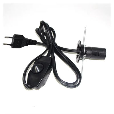 Премиум EU Plug E14 Bulb Holder Cable с регулируемым переключателем диммера для потолочных светильников AC 250V 5A