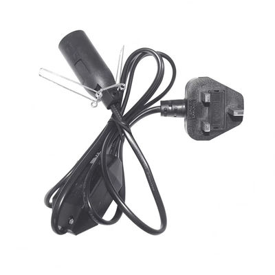 UK Plug E14 Adapter Cable с регулируемым переключателем диммера и сертификацией CE - BS1363 Standard Safety Lighting Accessories
